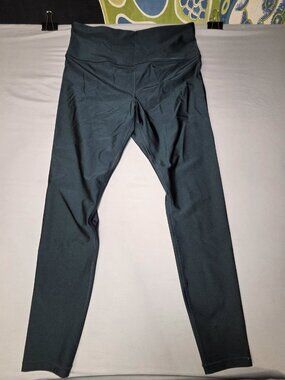 Athleta 7/8 Tights Spruce Green Leggings Size L